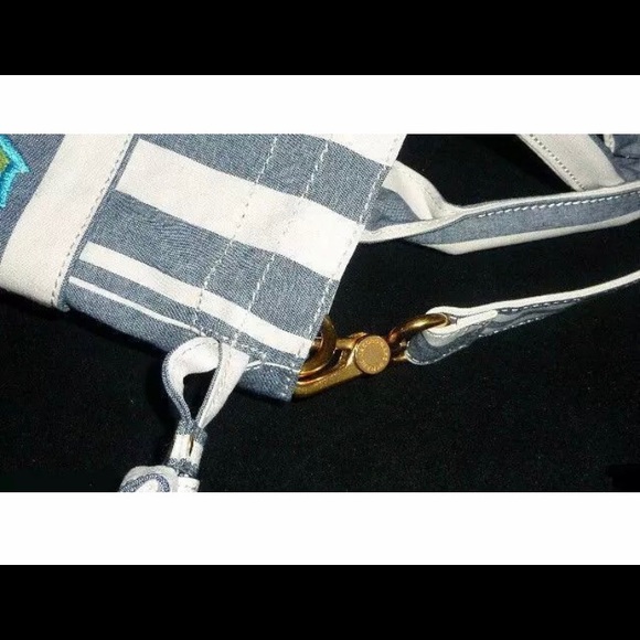 Marc By Marc Jacobs striped shoulder bag NEW - Picture 4 of 14